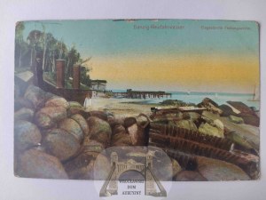 Gdansk, Danzig, Westerplatte, fortifications 1915