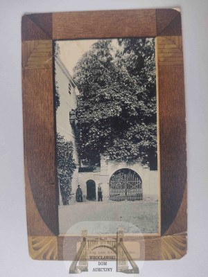 Gdansk, Danzig, Oliva, garden entrance, decorative frame ca. 1910