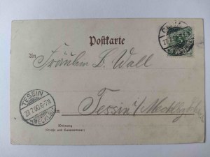 Danzig, Danzig, Oliwa, lithograph, 4 views, Schweizerhaus hotel 1900