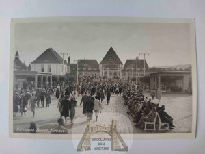 Sopot, Zoppot,pier, crowds of tourists ca. 1935