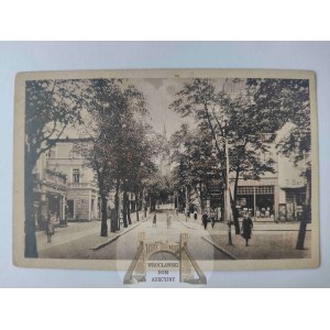 Sopot, Zoppot, ulica Monte Cassino, kościół ok. 1920