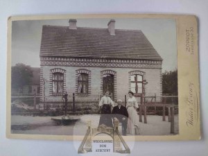 Sopot, Zoppot, house , well, large photograph on cardboard ca. 1900
