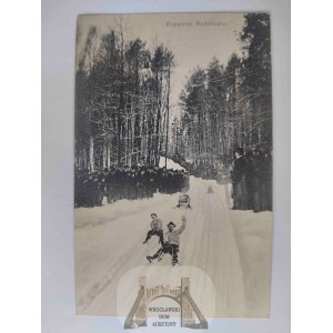 Sopot, Zoppot, tor saneczkowy 1912