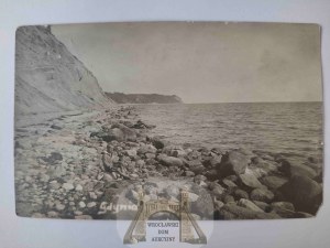 Gdynia, coast , stones ca. 1932