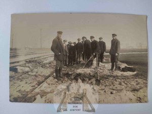 Gdynia, track construction 1929