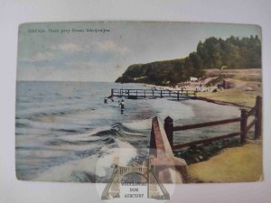 Gdynia, beach at the Spa House ca. 1928