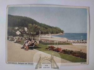 Gdynia Orlowo, Adlerhorst, beach circa 1940.