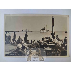 Jastarnia, wjazd do portu ok. 1935