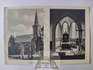 Gniewino near Wejherowo, church, two views 1940