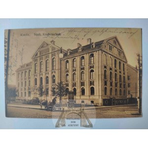 Chojnice, Konitz, szkoła 1914