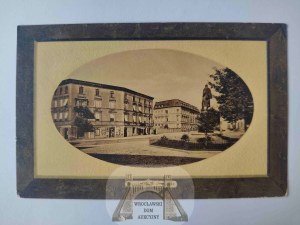 Chojnice, Konitz, Wilhelmplatz, decorative frame ca. 1910