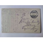 Chojnice, Konitz, żołnierze grający w karty 1912