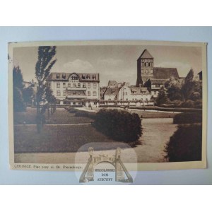 Chojnice, Konitz, plac przy ulicy Pierackiego 1939