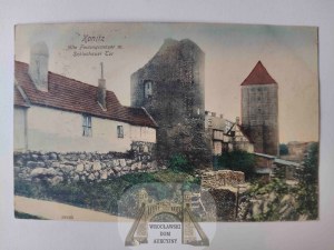 Chojnice, Konitz, fortified walls 1909