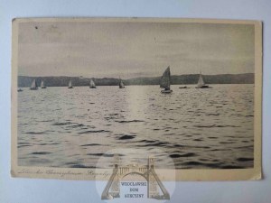 Charzykowo near Chojnice, summer resort, regatta 1937