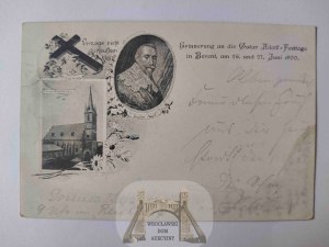 Koscierzyna, Berent, celebration of Gustavus Adolphus, church 1900