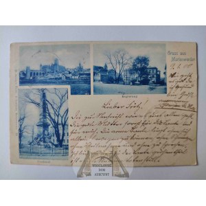 Kwidzyn, Marienwerder, zamek, rejencja, pomnik 1900