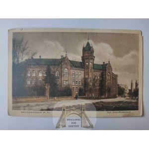 Kwidzyn, Marienwerder, szkoła podoficerska ok. 1920