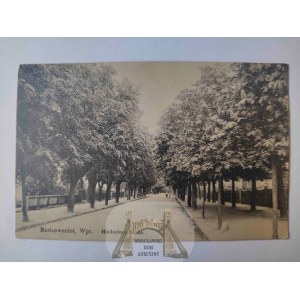 Kwidzyn, Marienwerder, Hindenburgstrasse ok. 1915