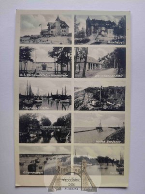 Leba, Leba, 10 views circa 1940.