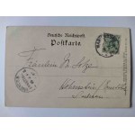 Malbork, Marienburg, zamek, głęboko tłoczona 1899