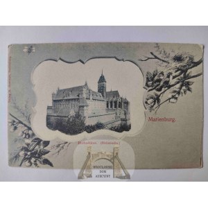 Malbork, Marienburg, zamek, ozdobna winieta ok. 1900