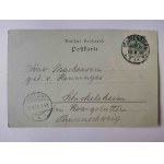 Malbork, Marienburg, zamek, herb, księżycówka 1898
