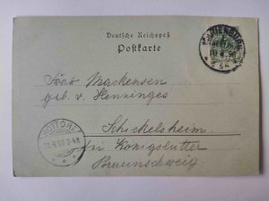 Malbork, Marienburg, castle, coat of arms, moonshine 1898