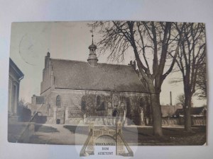 Pelplin, Market Square, church, photographic 1916