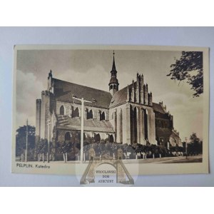 Pelplin, Rynek, katedra ok. 1935