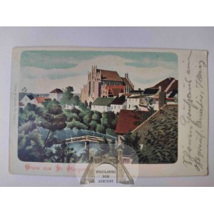 Starogard Gdański, Preussich Stargard, panorama ok. 1900