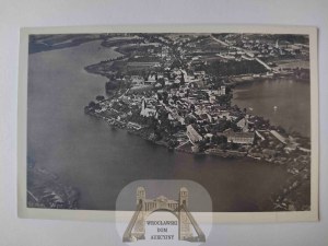 Sztum, Stuhm, aerial panorama 1941