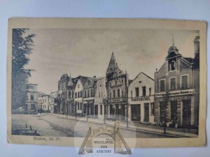 Sztum, Stuhm, Market Square ca. 1915