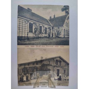 Duninowo k. Ustka, szkoła, poczta 1910,