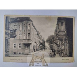 Człuchów, Schlochau, Konigstrasse 1927