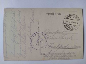 Czarne near Człuchów, Hammerstein, Birkenwaldschen restaurant 1918
