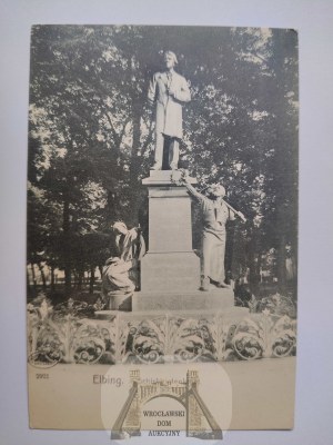 Elblag, Elbing, Sichaudenkmal circa 1900.