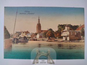 Elblag, Elbing, home of the Vorwarts rowing club ca. 1915
