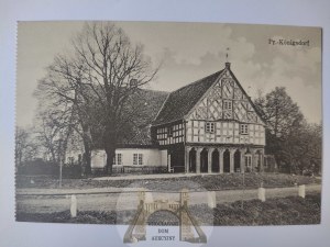 Olesno near Elblag, Elbing, half-timbered house 1911