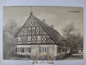 Olesno near Elblag, Elbing, half-timbered house 1911 II