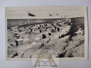 Krynica Morska, Kahlberg, beach circa 1940.