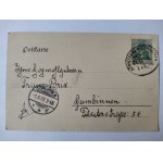 Bartoszyce, Bartenstein, most, rzeka 1903