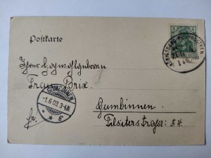 Bartoszyce, Bartenstein, bridge, river 1903