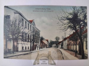 Pisz, Johannisburg, Warszawska Street, court 1914