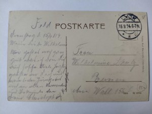 Pisz, Johannisburg, Warszawska Street, court 1914