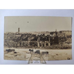 Działdowo, Soldau, ruiny miasta, fotograficzna 1915