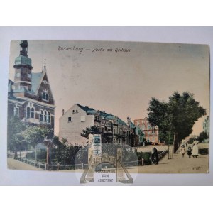 Kętrzyn, Rastenburg, ratusz, ulica 1908