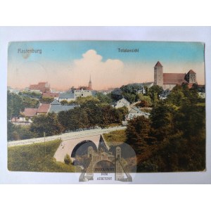 Kętrzyn, Rastenburg, panorama, zamek 1915
