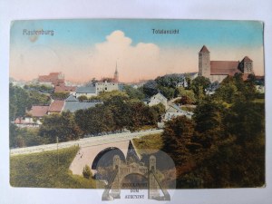 Ketrzyn, Rastenburg, panorama, castle 1915
