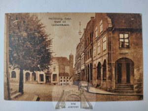 Lidzbark Warmiński, Heilsberg, Market Square, 1919